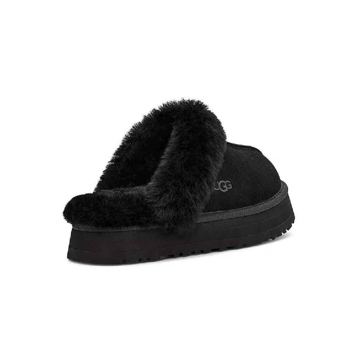 ՍᏀᏀ Floppy Zwarte Pantoffels Dames - Comfortabele Wedge Slippers voor Binnen en Buiten