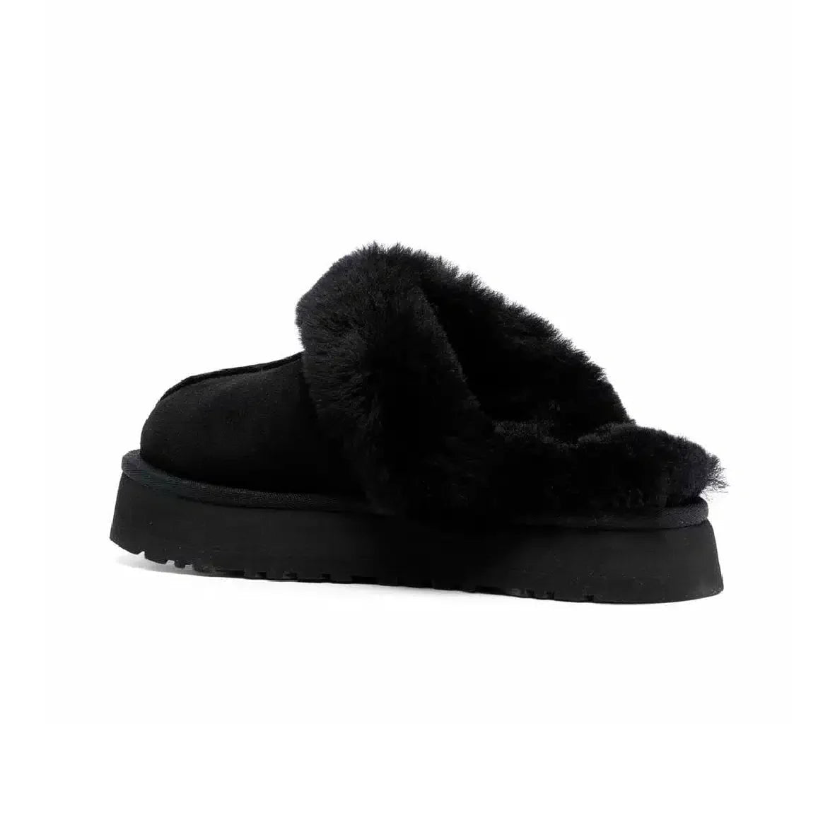 ՍᏀᏀ Floppy Zwarte Pantoffels Dames - Comfortabele Wedge Slippers voor Binnen en Buiten