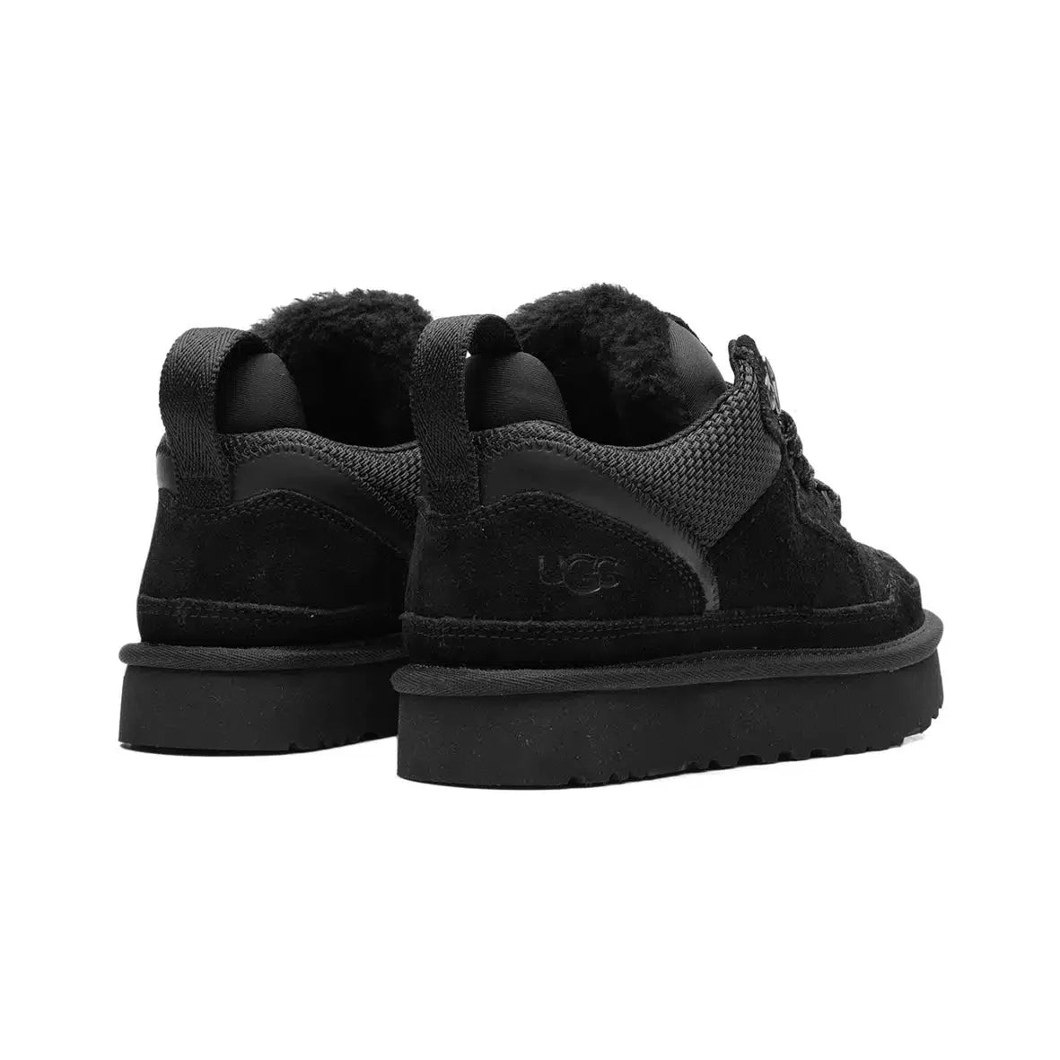 ՍᏀᏀ Lowmel Zwarte Casual Schoenen met Dikke Zool en UGGplush™ Voering