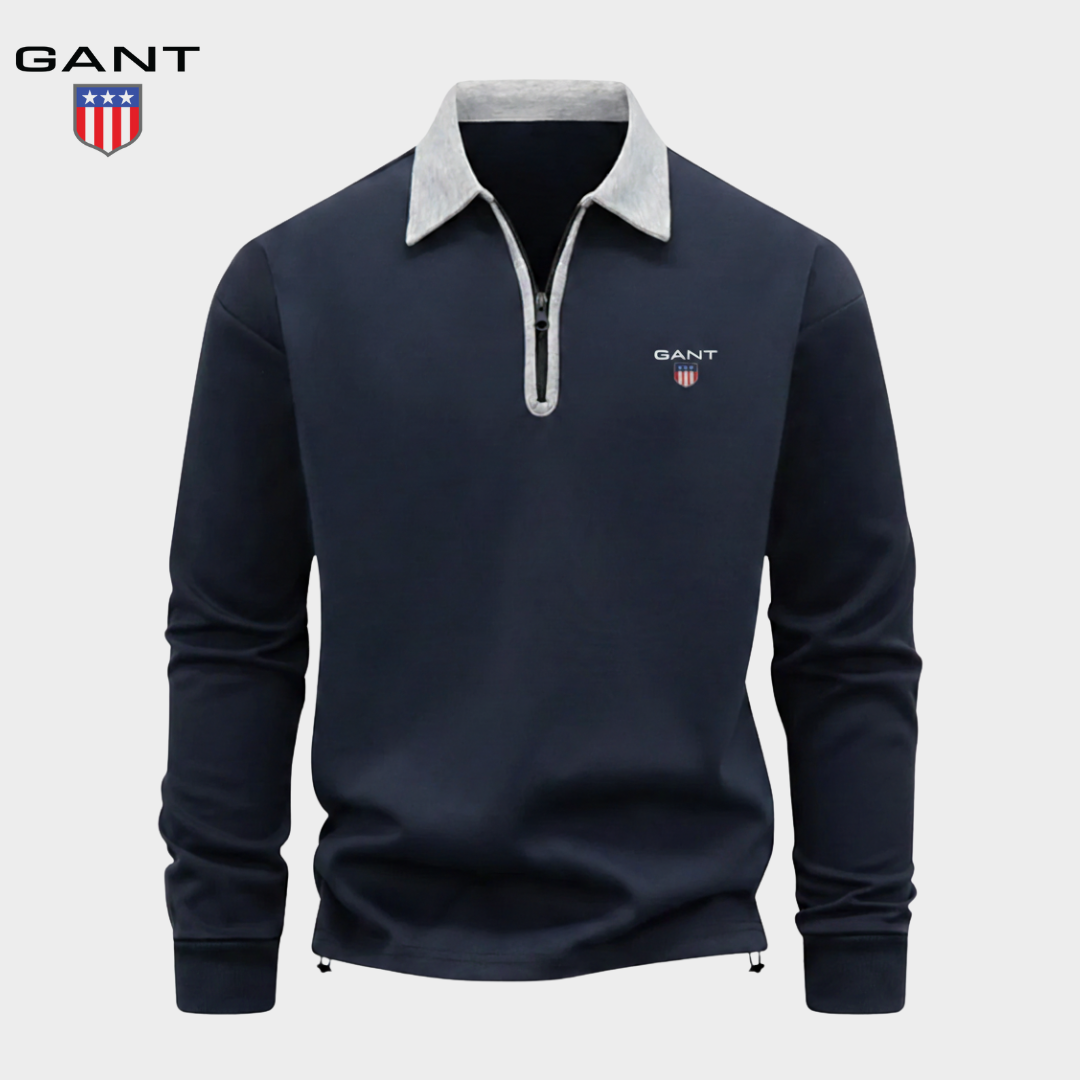 GANT™ Premium Zip-Kraag Gebreide Trui