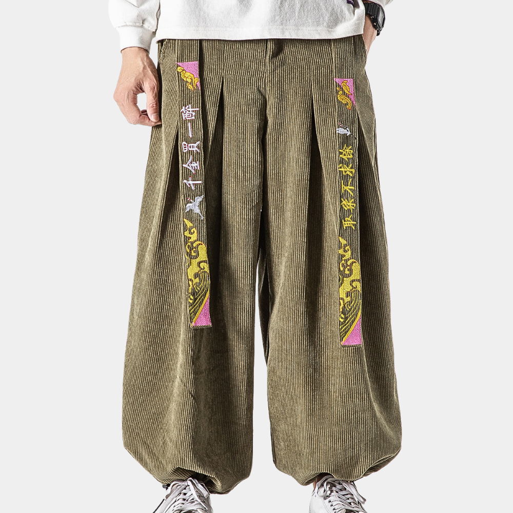 Adrian - Trendy Ribfluweel Zomerbroek voor Heren