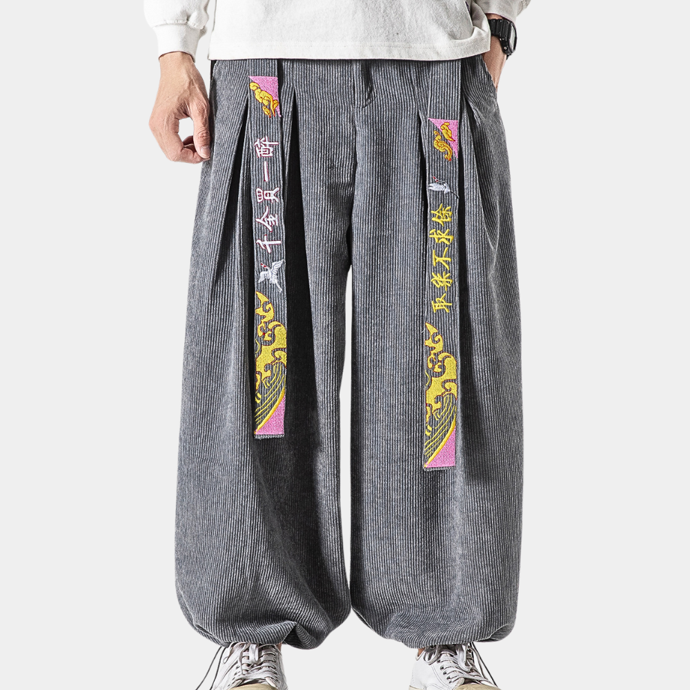 Adrian - Trendy Ribfluweel Zomerbroek voor Heren